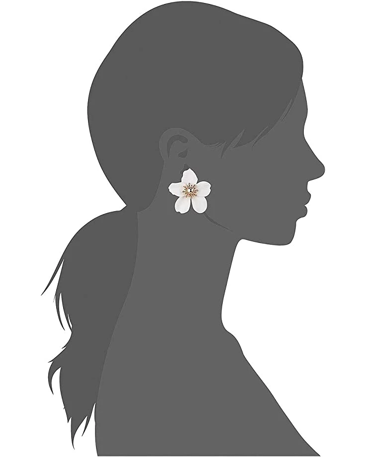 Lilly Pulitzer Oversized Orchid Earrings 3 Lilly Pulitzer Oversized Orchid Earrings - Image 3