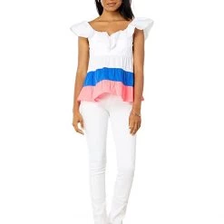 Lilly Pulitzer Shirts & Tops Emie Ruffle Top -Lilly Pulitzer Sales Store 61bxnz 2zeL. AC SR736920