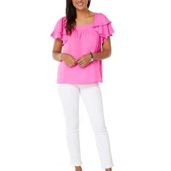 Lilly Pulitzer Shirts & Tops Devina Top -Lilly Pulitzer Sales Store 61olrovr2CL. AC SR736920