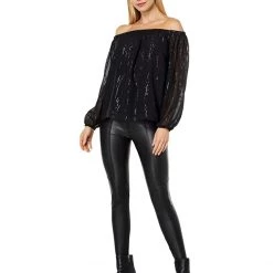 Lilly Pulitzer Shirts & Tops Emilee Long Sleeve Off-the-Shoulder -Lilly Pulitzer Sales Store 61wIZMbN5RL. AC SR736920