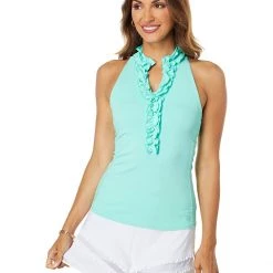 Lilly Pulitzer Shirts & Tops Lakelyn Ruffle Bra Polo