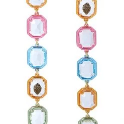 Kurt Geiger London Stone Drama Linear Earrings