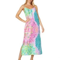 Lilly Pulitzer Dresses Bellalyn Satin Midi Slip