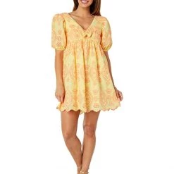 Lilly Pulitzer Dresses Sarafina Short Sleeve Eyelet -Lilly Pulitzer Sales Store 71BnDzNDrCL. AC SR736920