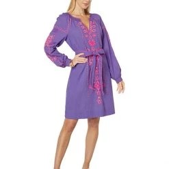 Lilly Pulitzer Dresses Cammie Long Sleeve Embroidery