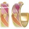 Kurt Geiger London Signature Rainbow Huggie Earrings