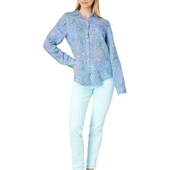 Lilly Pulitzer Shirts & Tops Sea View Button Down -Lilly Pulitzer Sales Store 71KeWaDQhxL. AC SR736920