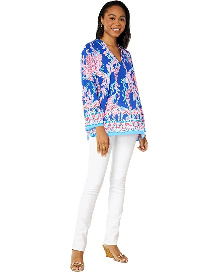 Lilly Pulitzer Shirts & Tops Luna Bay Tunic 4 Lilly Pulitzer Shirts & Tops Luna Bay Tunic - Image 4