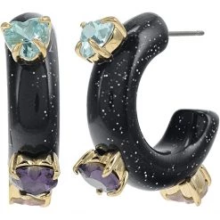 Kurt Geiger London Heart Stone Huggies | Earrings