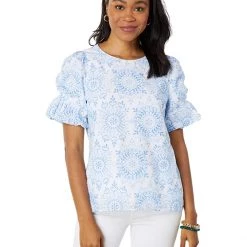 Lilly Pulitzer Shirts & Tops Lailah Short Sleeve Eyelet