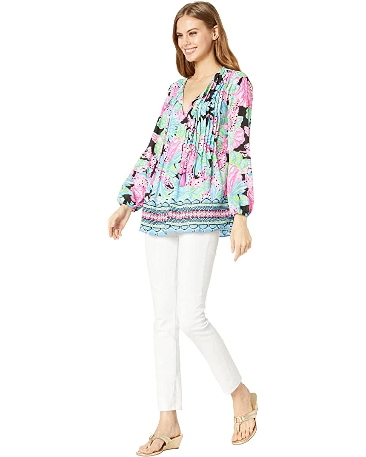 Lilly Pulitzer Shirts & Tops Marilina Long Sleeve Tunic 4 Lilly Pulitzer Shirts & Tops Marilina Long Sleeve Tunic - Image 4