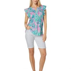 Lilly Pulitzer Shirts & Tops Golda Top -Lilly Pulitzer Sales Store 71guoHZFiPL. AC SR736920