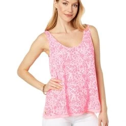 Lilly Pulitzer Shirts & Tops Florin Sleeveless Scoop Neck -Lilly Pulitzer Sales Store 71kDPL5EvJL. AC SR736920