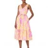 Lilly Pulitzer Dresses Bri V-Neck Cotton Midi Dress