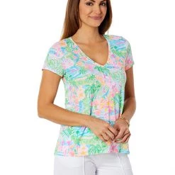 Lilly Pulitzer Shirts & Tops Etta V-Neck -Lilly Pulitzer Sales Store 71w3diiVjiL. AC SR736920