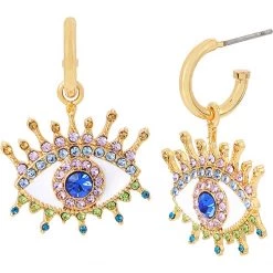 Kurt Geiger London Evil Eye Huggies | Earrings