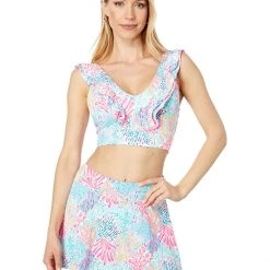 Lilly Pulitzer Sales Store 24 Lilly Pulitzer Underwear & Intimates Sucre Ruffle Sports Bra