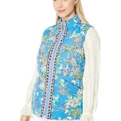 Lilly Pulitzer Coats & Outerwear Deanne Reversible Vest -Lilly Pulitzer Sales Store 813K7AR19nL. AC SR736920