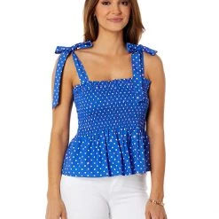 Lilly Pulitzer Shirts & Tops Rivera Smocked Top