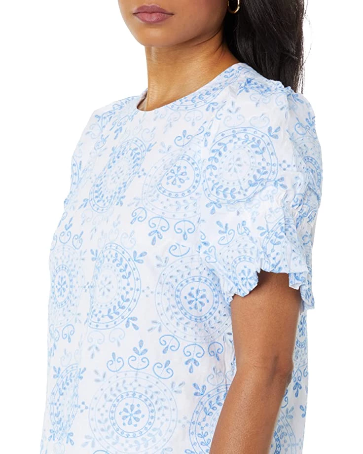 Lilly Pulitzer Shirts & Tops Lailah Short Sleeve Eyelet 3 Lilly Pulitzer Shirts & Tops Lailah Short Sleeve Eyelet - Image 3