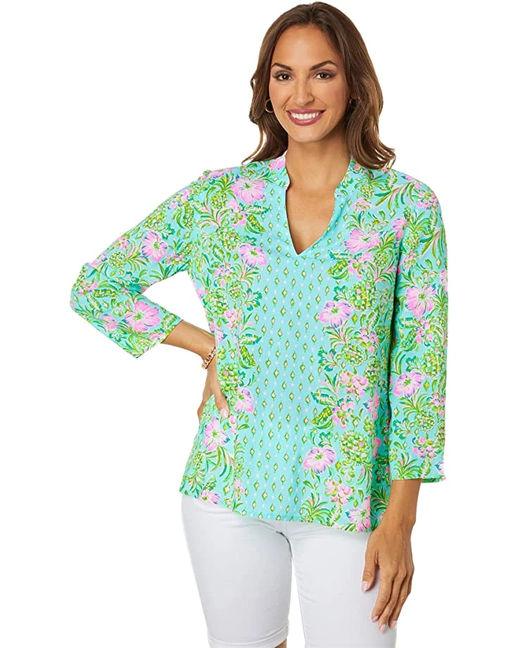 Lilly Pulitzer Shirts & Tops Luna Bay Tunic 5 Lilly Pulitzer Shirts & Tops Luna Bay Tunic - Image 5