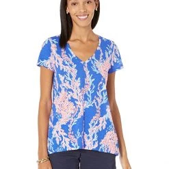 Lilly Pulitzer Shirts & Tops Etta Top -Lilly Pulitzer Sales Store 81Sy72bvkjL. AC SR736920