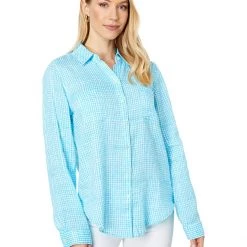 Lilly Pulitzer Shirts & Tops Sea View Button Down -Lilly Pulitzer Sales Store 81UUSpxYMcL. AC SR736920