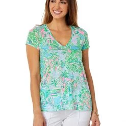Lilly Pulitzer Shirts & Tops Etta V-Neck -Lilly Pulitzer Sales Store 81UV4QsGmrL. AC SR736920