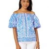 Lilly Pulitzer Shirts & Tops Frankee Off-the-Shoulder