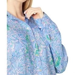 Lilly Pulitzer Shirts & Tops Sea View Button Down -Lilly Pulitzer Sales Store 81ZGB5f5mL. AC SR736920