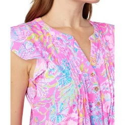 Lilly Pulitzer Dresses Golda Flutter Sleeve Dress -Lilly Pulitzer Sales Store 81htX d67PL. AC SR736920