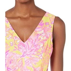 Lilly Pulitzer Dresses Bri V-Neck Cotton Midi Dress -Lilly Pulitzer Sales Store 81lBYLG8nWL. AC SR736920