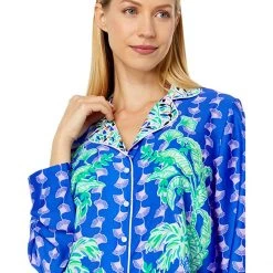 Lilly Pulitzer Sleepwear PJ Woven Long Sleeve Top -Lilly Pulitzer Sales Store 81mZa2kB5L. AC SR736920