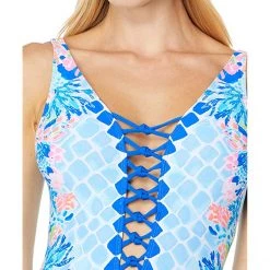 Lilly Pulitzer Swimwear Isle Lattice One-Piece -Lilly Pulitzer Sales Store 81nlgobPlML. AC SR736920