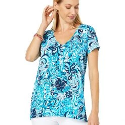 Lilly Pulitzer Shirts & Tops Etta Top -Lilly Pulitzer Sales Store 81nnQD6GtyL. AC SR736920