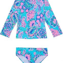 Lilly Pulitzer Kids Swimwear Bobby Rashguard Set UPF 5 (Toddler/Little Kids/Big Kids)