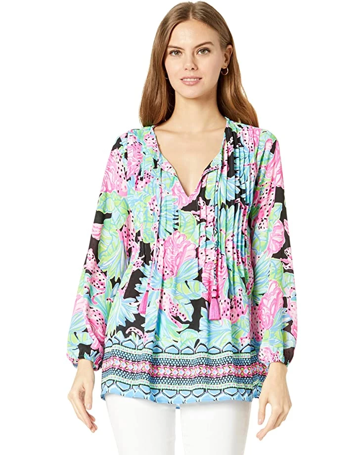 Lilly Pulitzer Shirts & Tops Marilina Long Sleeve Tunic 1 Lilly Pulitzer Shirts & Tops Marilina Long Sleeve Tunic