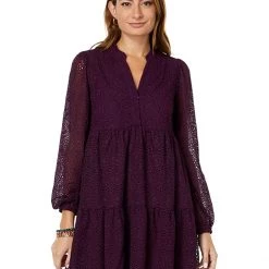 Lilly Pulitzer Dresses Winona Long Sleeve Eyelet