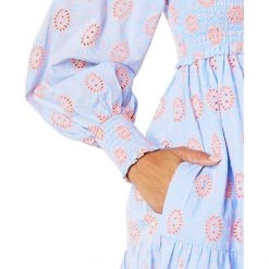 Lilly Pulitzer Dresses Rainna Long Sleeve Smocked -Lilly Pulitzer Sales Store 81u9BF mE5L. AC SR736920