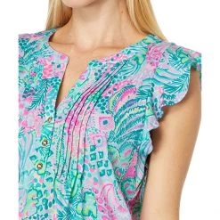 Lilly Pulitzer Shirts & Tops Golda Top -Lilly Pulitzer Sales Store 81zh2 XEkgL. AC SR736920