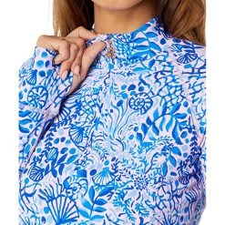 Lilly Pulitzer Shirts & Tops Marion Mesh Panel 1/2 Zip -Lilly Pulitzer Sales Store 91XYbAraamL. AC SR736920